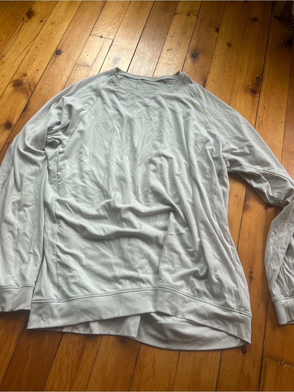 ☀️3/$25 Cozy Earth Bamboo Long Sleeve Pullover Ivory Crewneck Lounge Top xxl